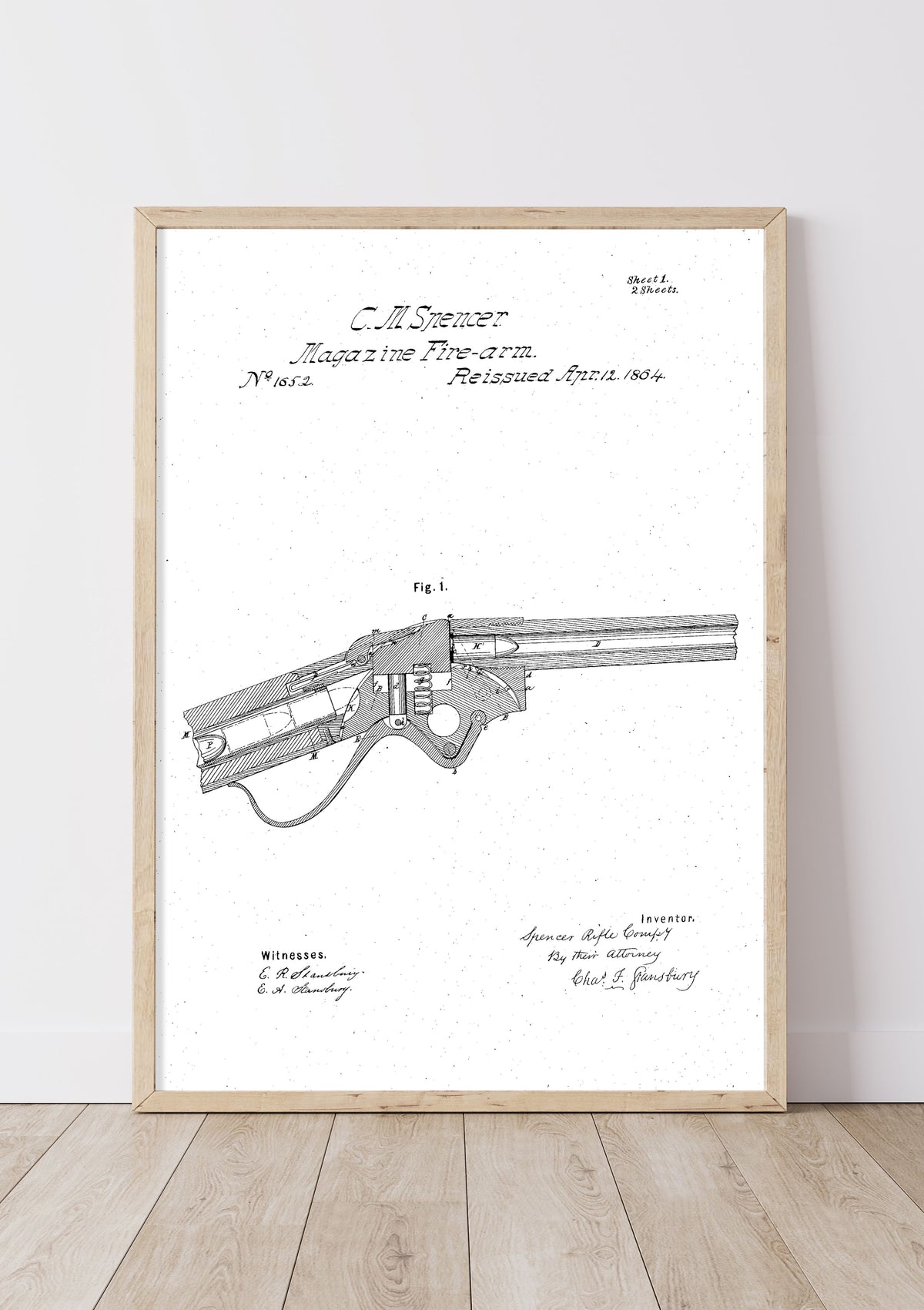 Magazine Fire-Arm | 1860s | C. M. Spencer