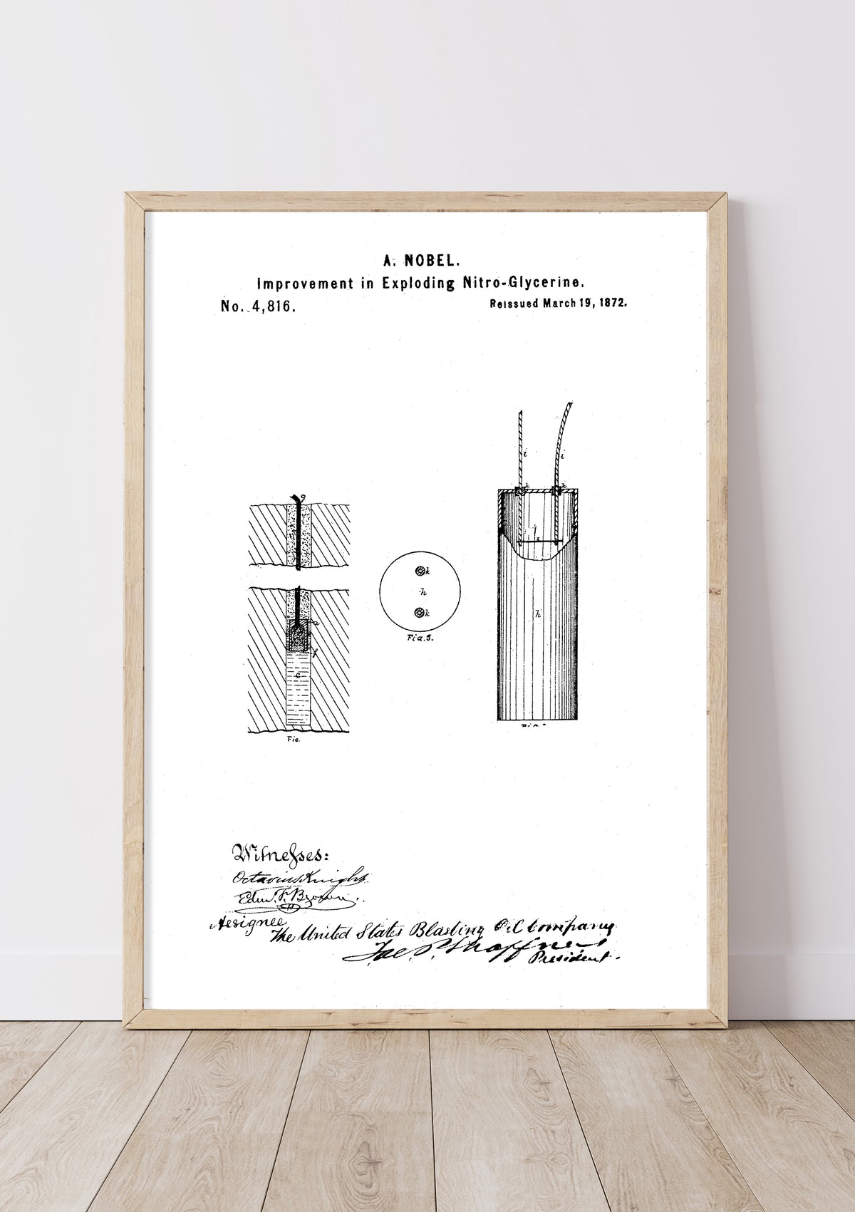 Improvement in Exploding Nitro-Glycerine | 1870s | A. Nobel