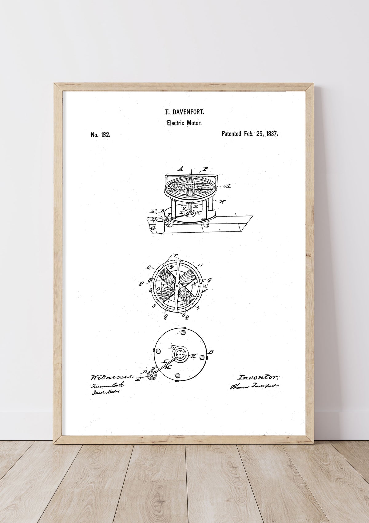 Electric Motor | 1830s | T. Davenport