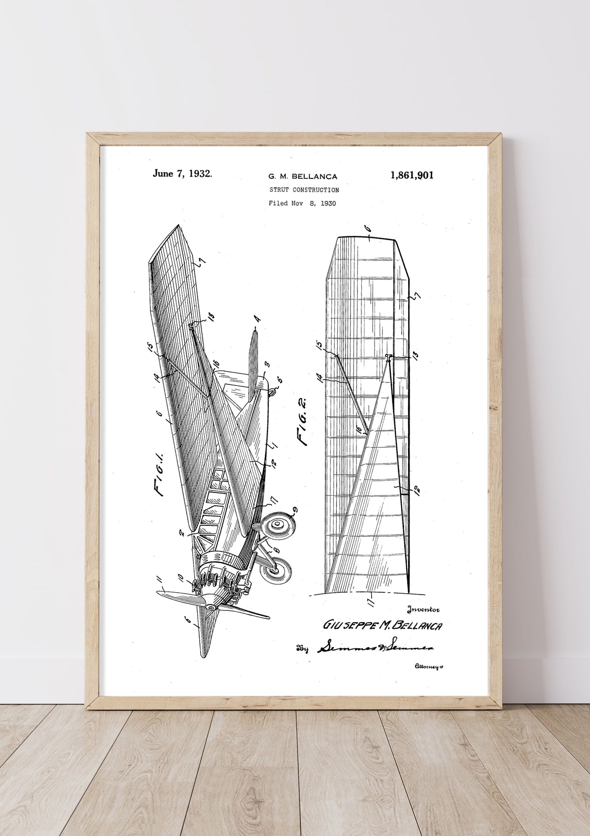 Strut Construction | 1930s | G. M. Bellanca