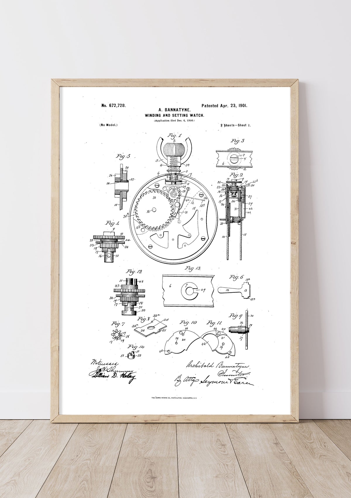 Winding and Setting Watch | 1900s | A. Bannatyne