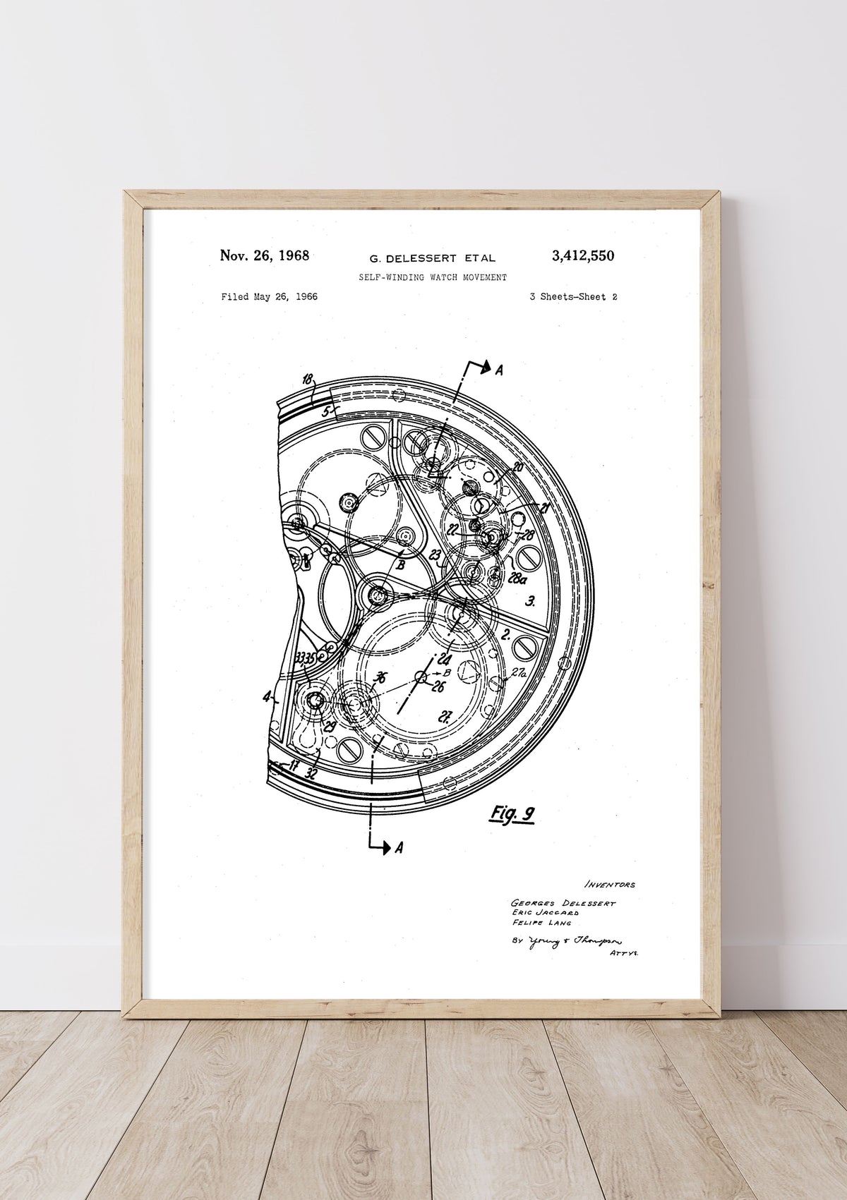 Self-Winding Watch Movement | 1960s | G. Delessert Et Al