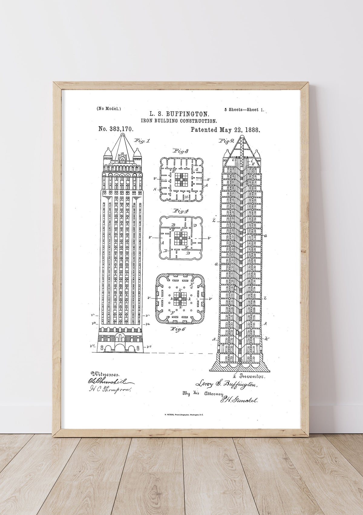 Iron Building Construction | 1880s | L. S. Buffington